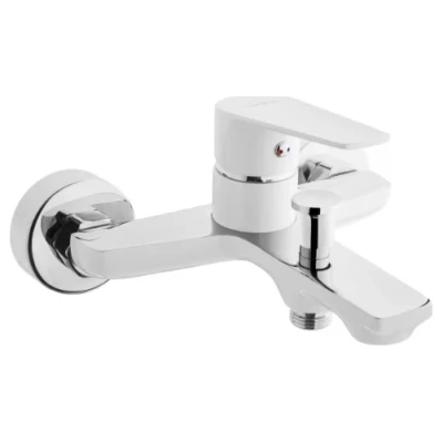 ::Змішувач для ванни INVENA DOKOS хром/білий