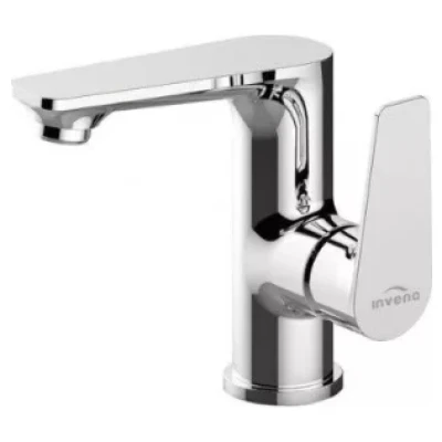 ::Змішувач для умивальника INVENA DOKOS боковий картридж хром