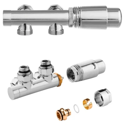 ::Термостатичний комплект INVENA DUOPLEX  для нижнього підключення