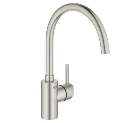 ::Змішувач для мийки GROHE дамаська сталь