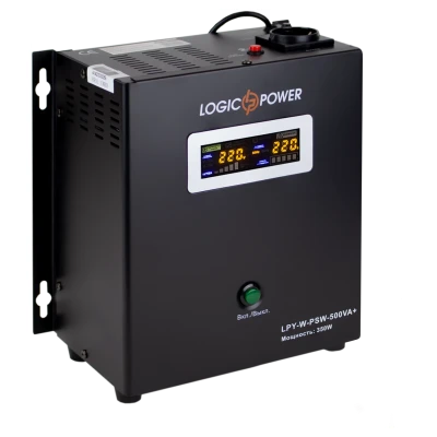 ::ДБЖ з правильною синусоїдою LOGIC POWER LPY-W-PSW-500VA+(350Вт) 5/10 (12V)