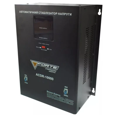 ::Стабілізатор напруги релейний FORTE ACDR-10kVA NEW, релейного типу, вхідна напруга 100-260В