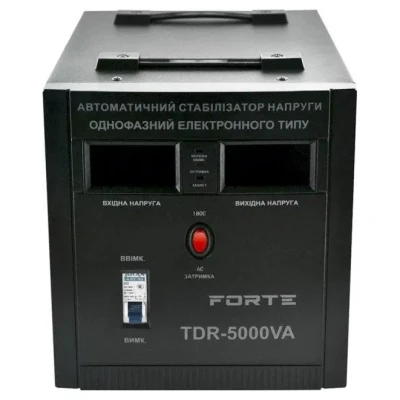 ::Стабілізатор напруги релейний FORTE TDR-5000VA, релейного типу, точність 8%