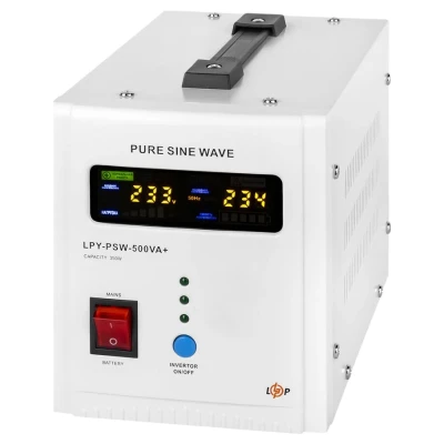 ::ДБЖ з правильною синусоїдою LOGIC POWER LPY-PSW-500VA+(350Вт) 5/10 12 V