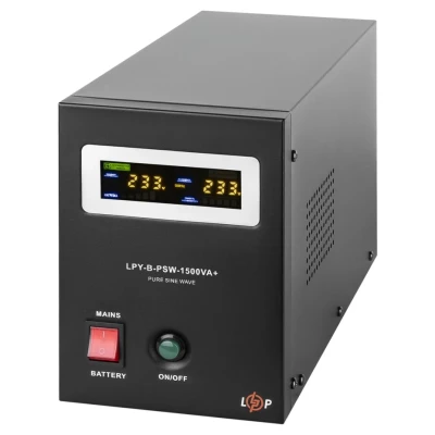 ::ДБЖ з правильною синусоїдою LOGIC POWER LPY-B-PSW 1500 VA+(1050Вт) 10/15 (24V)
