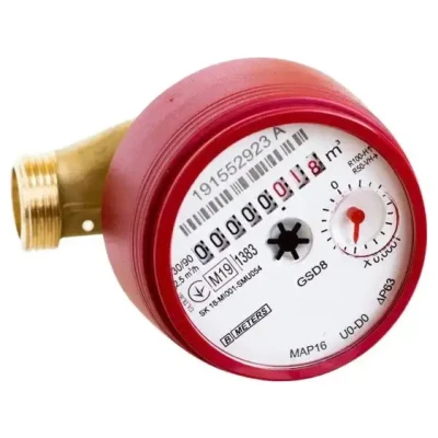 ::Лічильник води B-METERS GSD8-I R100 1/2" ГВ 30"C-90"C L=110мм Qn=2,5м3/г