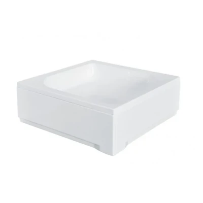 ::Піддон квадратний BESCO ARES 80x80x15/25см+ніжки