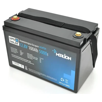 ::Акумуляторна батарея MERLION LiFePO4 12.8V 100AH