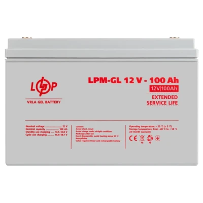 ::Акумулятор гелевий LPM-GL 12-100 AH