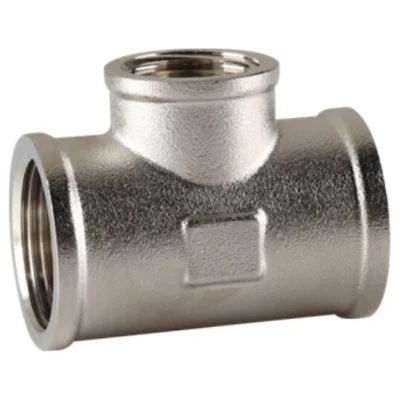 ::Трійник редукційний ASG 3/4"х1/2"х3/4"нікель (1/100)