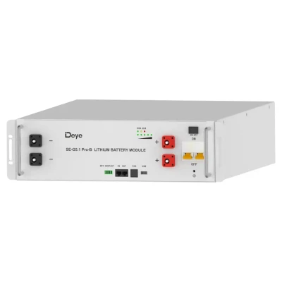::Акумуляторна батарея Deye LiFePO4 SE-G5.1 Pro-B 51,2V 100AH, 5,12kW BMS50A@16S до 32 parallel