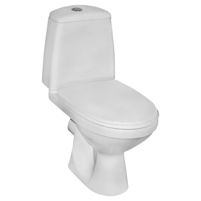 ::Компакт підлоговий KOLO Solo горизонтальний випуск, нижній підвід, кришка п/п