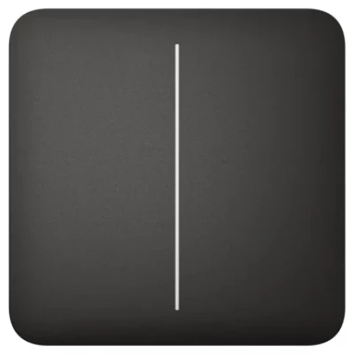 ::Кнопка AJAX SoloButton (2-gang) black