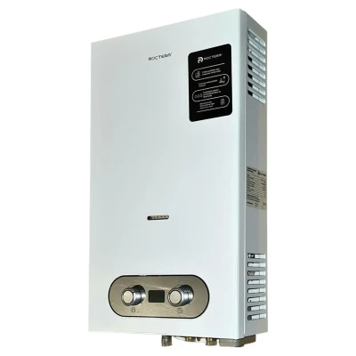 ::Колонка газова ROCTERM VEGA ВПГ-10 АЕ 011 (біла, сіра панель)