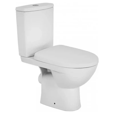 ::Унітаз-компакт KOLO Status 3/6л горизонт випуск,нижній підвід,з сидінням Duroplast повільне падіння