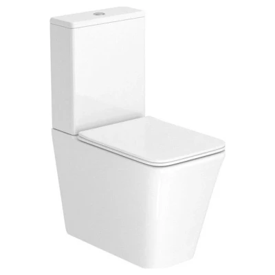 ::Компакт підлоговий унітаз IMPRESE ELANTA пристінний 62х34,5х80 см+ кришка slim