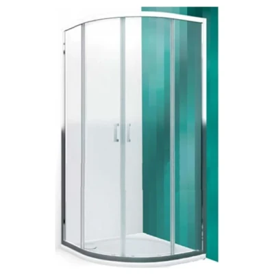 ::Душова кабіна KOLLER POOL Liga Line LLR2/900 Brillant/Transparent + піддоннапівкругла