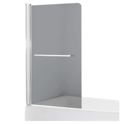 ::Штора на ванну EGER 800х150 см, grey ,ліва, скло тоноване