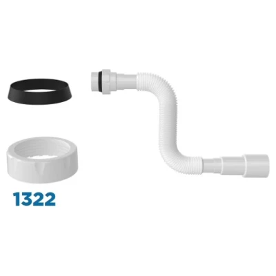 ::Гнучка труба NOVA з гайкою 1 1/4" 800мм 40*5 (1322)