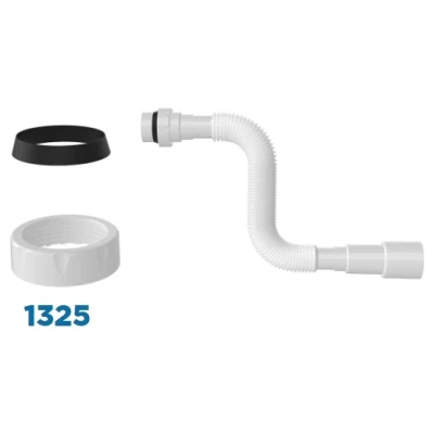 ::Гнучка труба NOVA з гайкою 1 1/2" 800мм (1325)