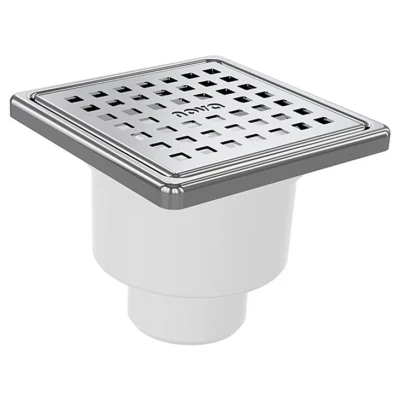 ::Трап сантехнічний NOVA нержавійка 15х15 нижній d50 (5036)