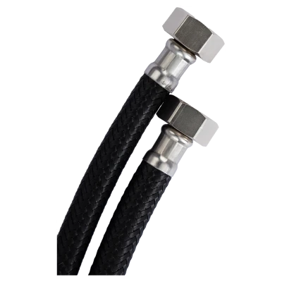 ::Шланг для води AQUASTRONG NYLON 1/2" ВВ  0,6м (AS11060)