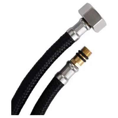::Шланг для змішувача AQUASTRONG NYLON M10x1/2"  0,4м КШ (AS18040)