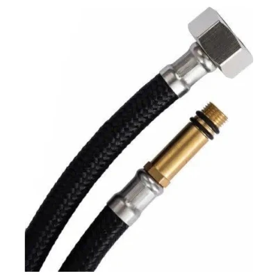 ::Шланг для змішувача AQUASTRONG NYLON M10x1/2"  0,8м КШ (AS18080)