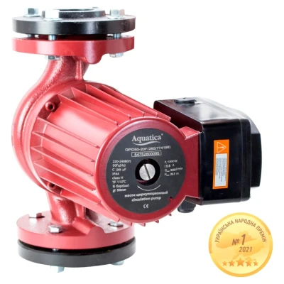 ::Насос циркуляційний фланцевий AQUATICA 1.3кВт Hmax 20.3м Qmax 300л/хв DN50 280мм