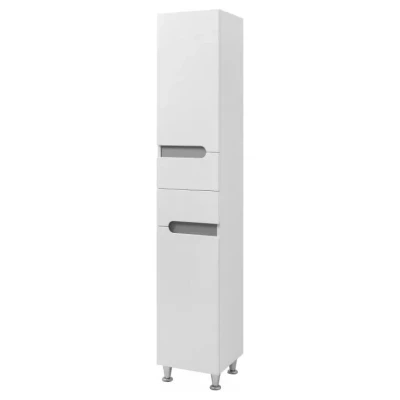 ::Пенал Van Mebles Верона 40х35 з корзиною, 2 шухляди, білий,Правий