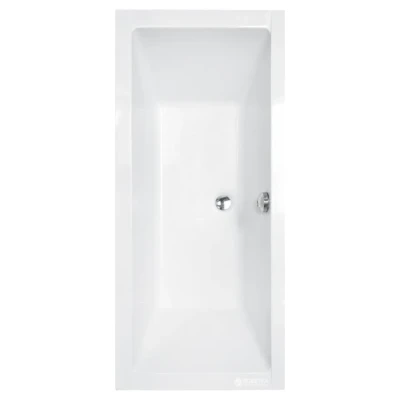 ::Ванна акрилова BESCO QUADRO 175х80 б/н з отв. під ручки без ручок