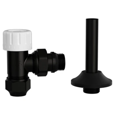 ::Кран радіаторний ASG SMART 1/2" кутовий термостатичний Black