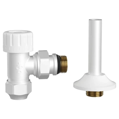 ::Кран радіаторний ASG SMART 1/2" кутовий термостатичний White