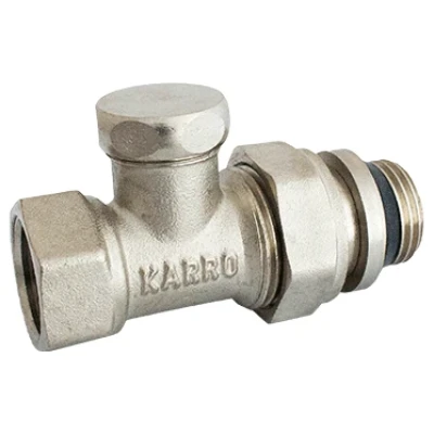 ::Кран радіаторний прямий КАRRO 1/2" нижній