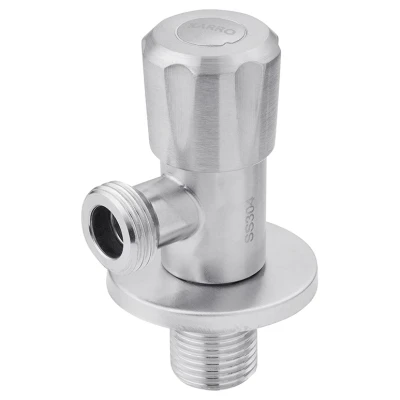 ::Кран кутовий KARRO 1/2*1/2 нерж KR-3131S