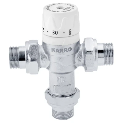 ::Кран трьохходовий термостатичний змішувальний KARRO 1/2" KR 1081