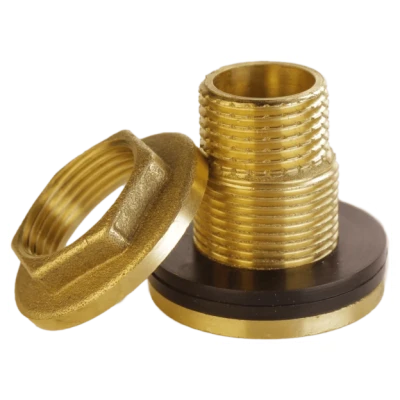 ::Штуцер з піджимною гайкою UA (врізка в бак) 1/2" латунь