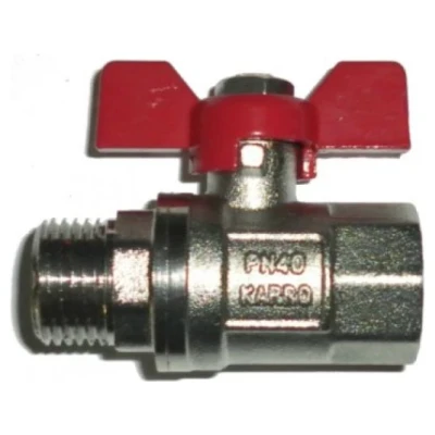 ::Кран кульовий КАRRО Valves 1/2"ЗВ вода
