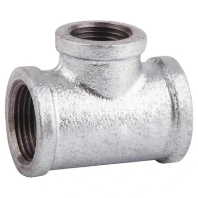 ::Трійник чавунний редукційний SD (Ду40х32х40) 1 1/2"х1 1/4"х1 1/2"ВВВ оцинкований