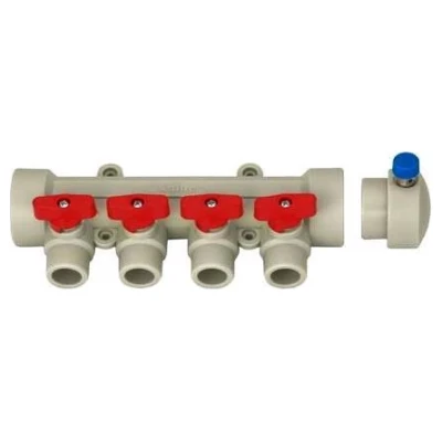 ::Колектор KALDE 1"х4 red