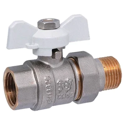 ::Кран американка PROFACTOR 1/2"  з ручкою "метелик"