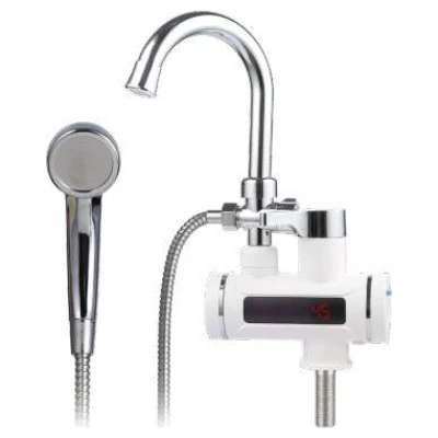 ::Кран водонагрівальний для ванни AQUATICA s92 на гайці з дисплеєм та термостатом