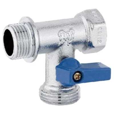 ::Кран кульовий трьох-ходовий PROFACTOR 1/2"Зx3/4"Зх1/2"В