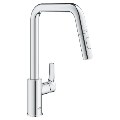 ::Змішувач для кухні GROHE Eurosmart New з видвіжним виливом