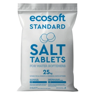 ::Сіль таблетована Ecosoft Standard мішок 25кг.