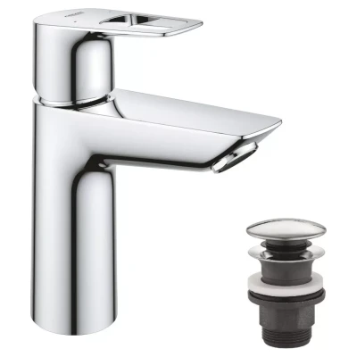 ::Змішувач для умивальника GROHE BauLoop New M-Size з донним клапаном