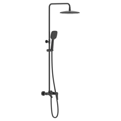 ::Душова система IMPRESE KUCERA зі змішувачем , лійка 3 режиму,шланг 1700см, чорний