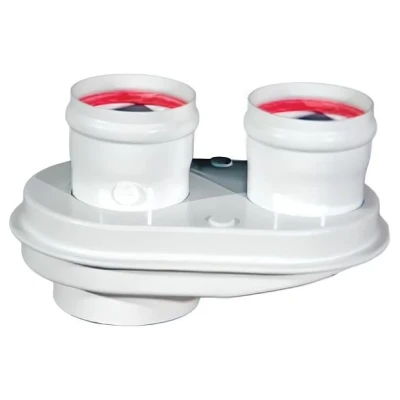 ::Адаптер моноблочний Ø60/100-80/80 Vaillant, Ariston,Protherm,Saunier Duval,C&M