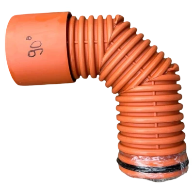 ::Коліно каналізаційне IPIast-cor 160х90° гофроване