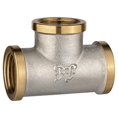 ::Трійник PROFACTOR 1 1/4"ВВВ нікель
